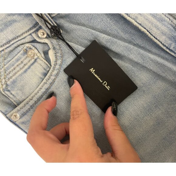 Massimo Dutti Womens Jeans EU 36 US 4 Skinny Fit High Rise Denim 5070/811 NWT - Picture 5 of 16